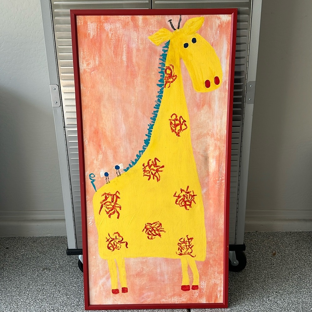Custom Framed hand Painted Art